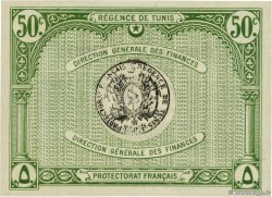 50 Centimes TUNISIA  1920 P.48 AU+