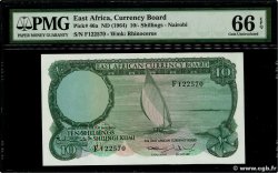 10 Shillings EAST AFRICA  1964 P.46a