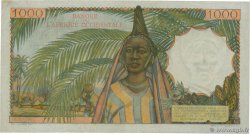 1000 Francs FRENCH WEST AFRICA  1954 P.42 fVZ