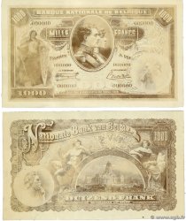 1000 Francs Photo BÉLGICA  1923 P.-