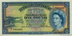 1 Pound BERMUDAS  1957 P.20b EBC