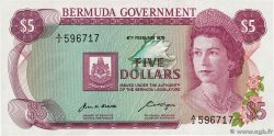 5 Dollars BERMUDES  1970 P.24a