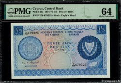 5 Pounds CYPRUS  1975 P.44c UNC-