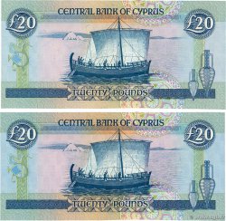 20 Pounds Consécutifs CYPRUS  1993 P.56b UNC