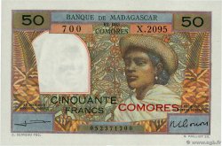 50 Francs COMORE  1963 P.02b2 q.FDC