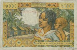 5000 Francs COMORES  1963 P.06c TB