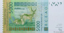5000 Francs Spécimen WEST AFRIKANISCHE STAATEN  2003 P.117Aas fST