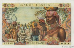 1000 Francs EQUATORIAL AFRICAN STATES (FRENCH)  1962 P.05e BB