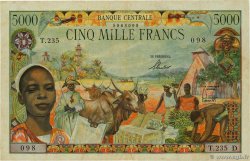5000 Francs EQUATORIAL AFRICAN STATES (FRENCH)  1962 P.06d S