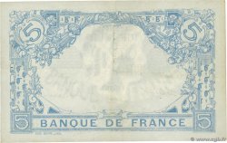 5 Francs BLEU lion inversé FRANCIA  1916 F.02bis.04 q.SPL