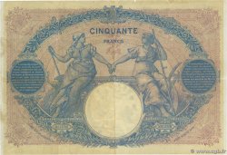 50 Francs BLEU ET ROSE FRANCIA  1893 F.14.05 MBC