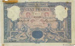 100 Francs BLEU ET ROSE FRANCIA  1902 F.21.16 q.MB