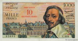 10 NF sur 1000 Francs RICHELIEU FRANCIA  1957 F.53.01 q.BB