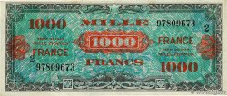 1000 Francs FRANCE FRANKREICH  1945 VF.27.02 SS