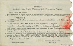 50 Centimes Annulé FRANCE regionalismo e varie Feignies 1914 JP.59-0934 BB