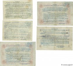 50 Centimes, 1, 2 et 5 Francs Annulé FRANCE regionalismo y varios Hautmont 1914 JP.59-1291/1296/1298/1300 BC a MBC