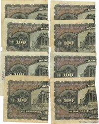 100 Drachmes = 50 Drachmes Lot GRIECHENLAND  1922 P.061 S to SS