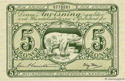 5 Kroner GRÖNLAND  1953 P.18b fST