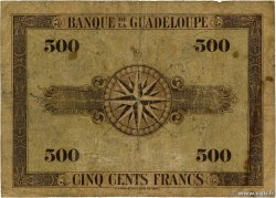 500 Francs GUADELOUPE  1943 P.24a q.B