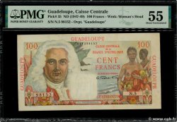 100 Francs La Bourdonnais GUADELOUPE  1946 P.35 SC