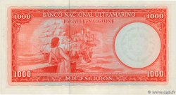 1000 Escudos PORTUGUESE GUINEA  1964 P.043a UNC-