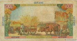 5 NF sur 500 Francs Pointe à Pitre FRENCH GUIANA  1960 P.30 q.MB