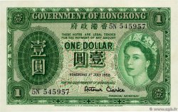 1 Dollar HONG KONG  1958 P.324Ab UNC