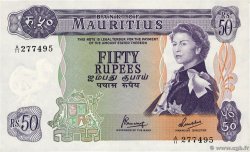 50 Rupees MAURITIUS  1967 P.33c fST