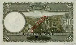 50 Francs Spécimen LUXEMBURG  1944 P.45s fST