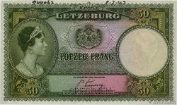 50 Francs Spécimen LUSSEMBURGO  1944 P.45s AU