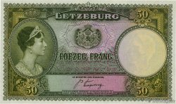 50 Francs LUSSEMBURGO  1944 P.46a FDC