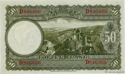 50 Francs LUSSEMBURGO  1944 P.46a FDC