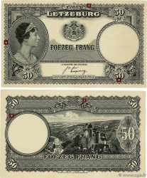 50 Francs Épreuve LUSSEMBURGO  1944 P.46e SPL+