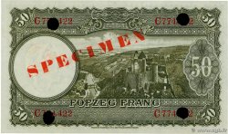50 Francs Spécimen LUXEMBOURG  1944 P.46s NEUF