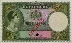 50 Francs Spécimen LUXEMBOURG  1944 P.46s AU