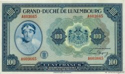 100 Francs LUXEMBURG  1944 P.47a fST