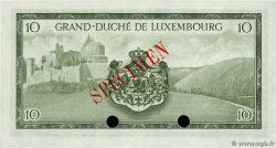 10 Francs Spécimen LUXEMBOURG  1954 P.48s NEUF