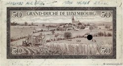 50 Francs Annulé LUXEMBOURG  1961 P.51a VF