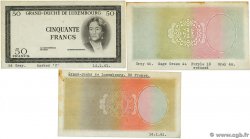 50 Francs Épreuve LUSSEMBURGO  1961 P.51e SPL