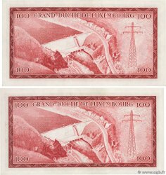 100 Francs Lot LUXEMBURG  1963 P.52a fST+