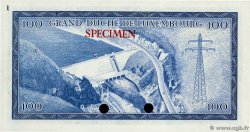 100 Francs Spécimen LUSSEMBURGO  1963 P.52sct FDC