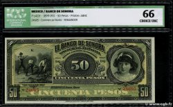 50 Pesos Non émis MEXICO  1899 PS.0422r FDC