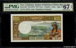 100 Francs NEW CALEDONIA  1972 P.63b UNC