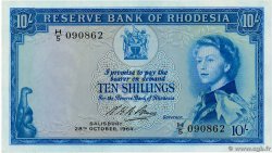 10 shillings RHODÉSIE  1964 P.24a SPL