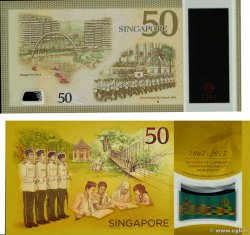 50 Dollars Lot SINGAPUR  2015 P.61 et P.62 ST