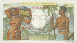 1000 Francs Spécimen DJIBOUTI  1938 P.10s SPL+