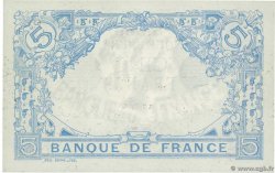 5 Francs BLEU FRANCIA  1915 F.02.30 AU