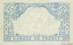 5 Francs BLEU FRANKREICH  1917 F.02.47 fVZ