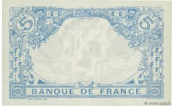 5 Francs BLEU lion inversé FRANCIA  1916 F.02bis.04 AU+