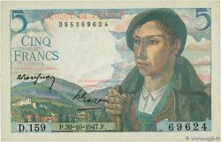 5 Francs BERGER FRANCIA  1947 F.05.07a AU